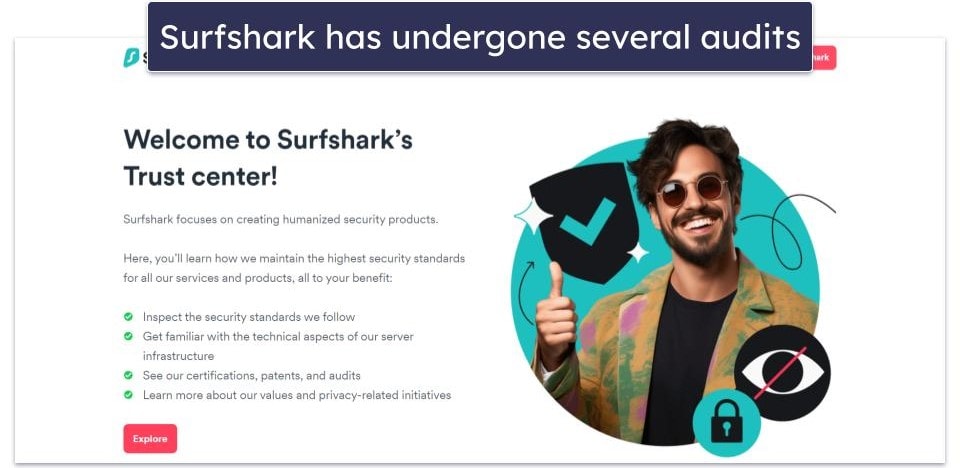 Privacy — Surfshark Is Slightly Better for Privacy