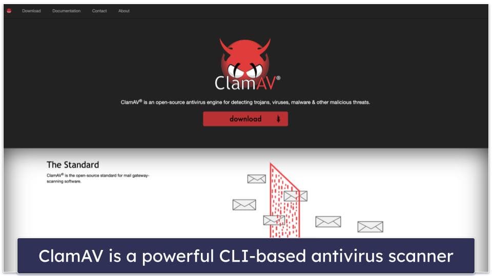 🥇1. ClamAV — Best Advanced, Open-Source, and Command Line-Based Antivirus Scanner for Linux