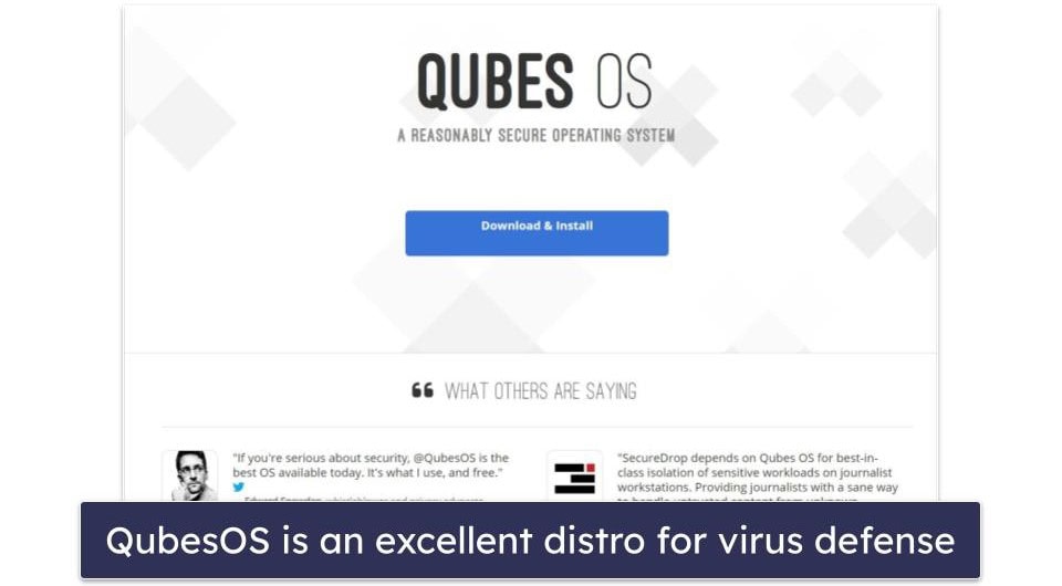 🥉3. Qubes OS — Highly Secure Distribution for Maximum Security Via Compartmentalization