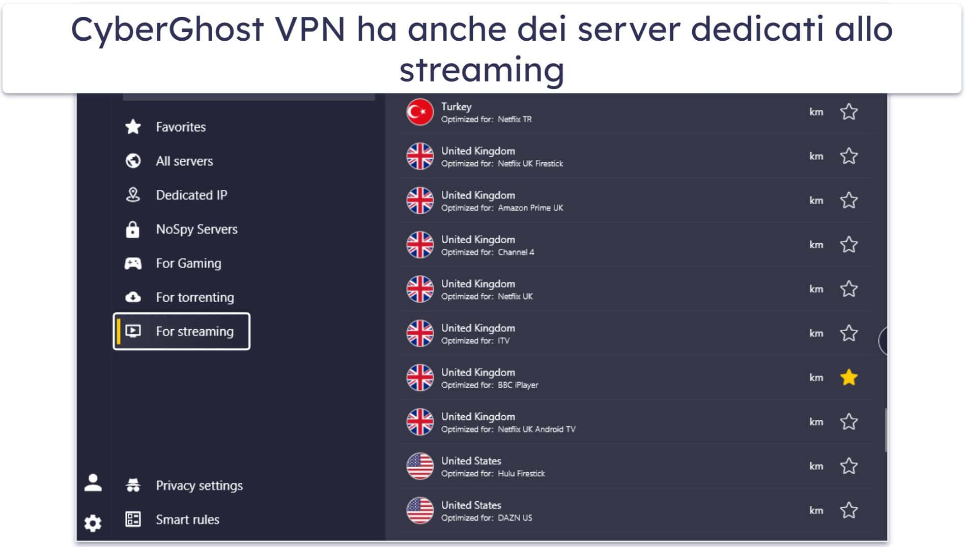 🥈2. CyberGhost VPN — Ottima VPN per il gaming e lo streaming su PlayStation (con prova gratuita)