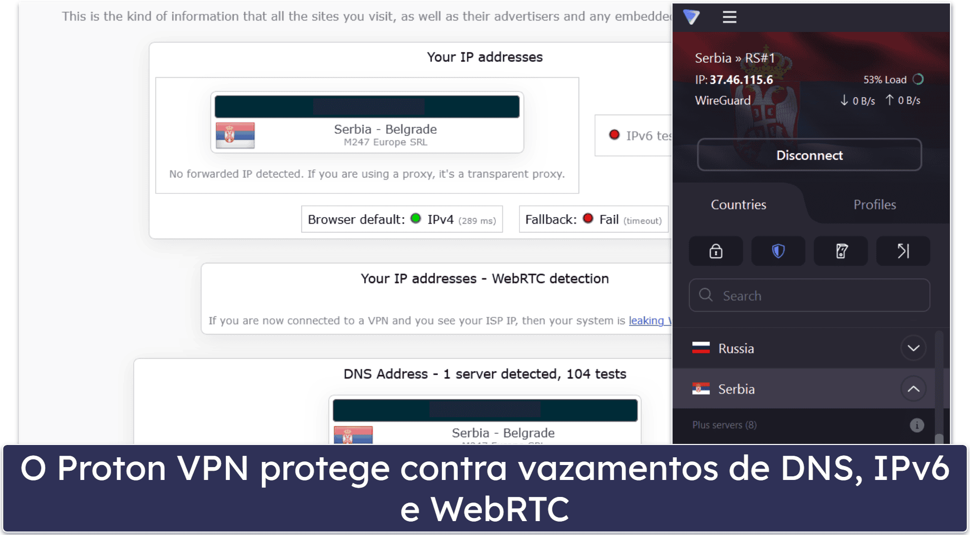 🥉3. Proton VPN — Excelente plano gratuito com dados ilimitados