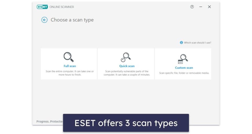 Bonus. ESET Online Scanner — Very Thorough Full System Scans