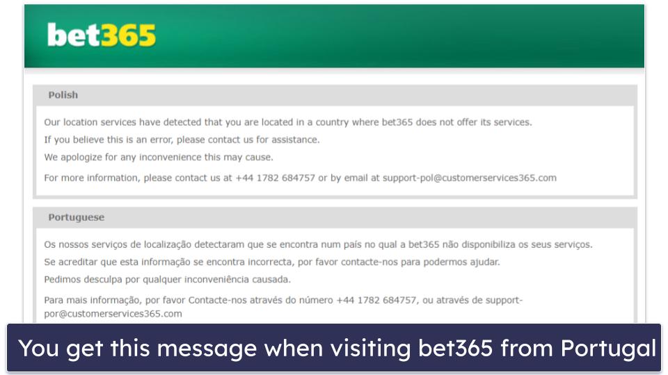 Why You Need a VPN to Access bet365 From Portugal