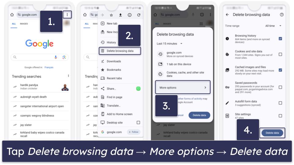 Method 1. Manually Clear Your Browser’s Cookies (and Other Browser Data)