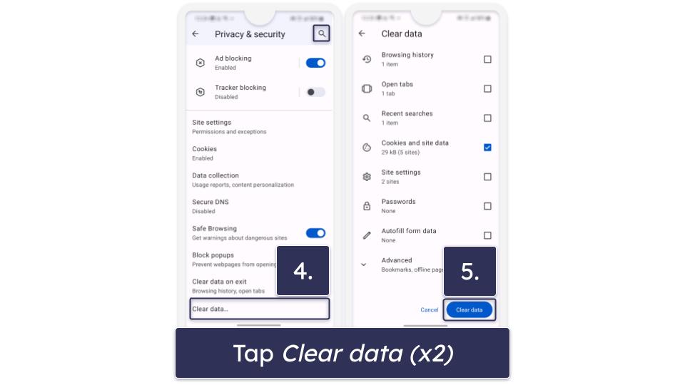 Method 1. Manually Clear Your Browser’s Cookies (and Other Browser Data)