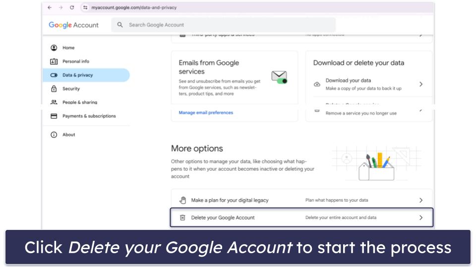 How to Delete Your Entire Google Account Using a Computer Browser