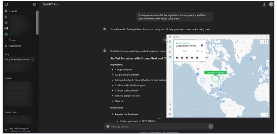 🥉3. NordVPN — Strong Security Features for Using ChatGPT