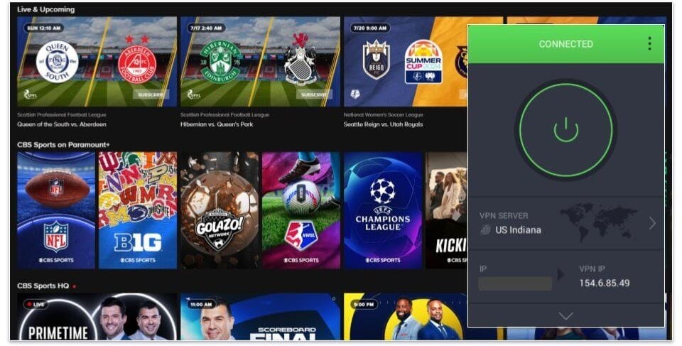 🥈2. Private Internet Access — Ottima per fare streaming di sport USA + valide app per dispositivi mobili