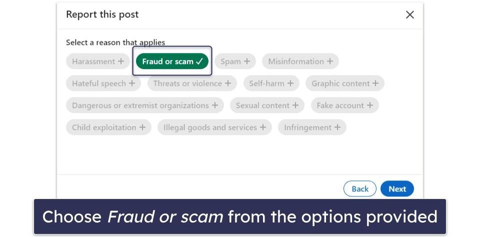 How To Report a Scam on LinkedIn