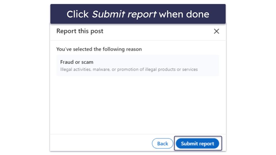 How To Report a Scam on LinkedIn