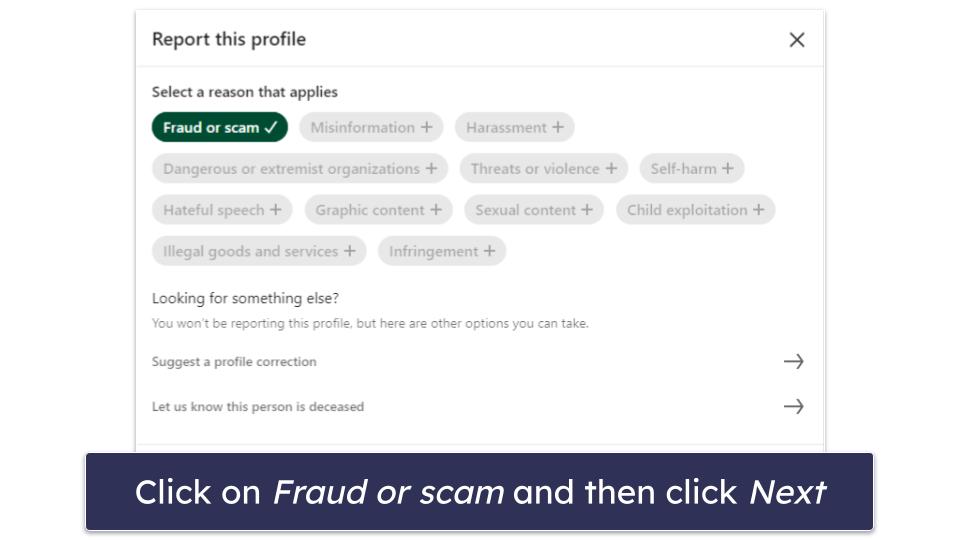 How To Report a Scam on LinkedIn