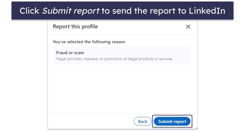 How To Report a Scam on LinkedIn