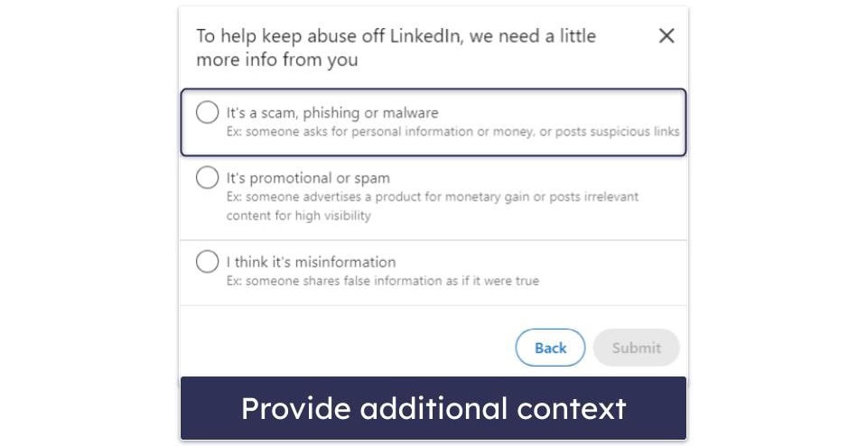 How To Report a Scam on LinkedIn