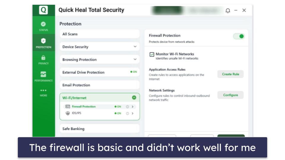 Quick Heal Security Features — Excellent Malware Scanner &amp; Real-Time Protection