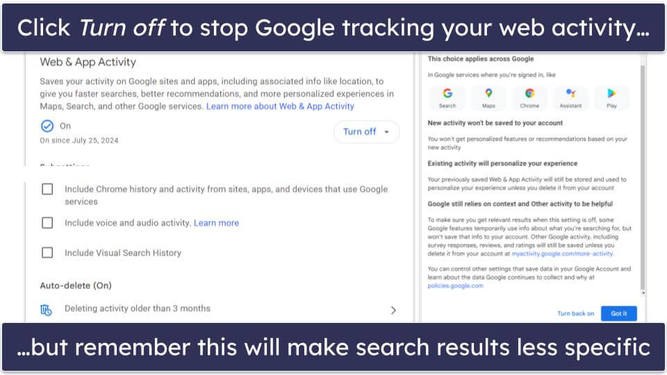 How to Prevent Google From Collecting My Information?