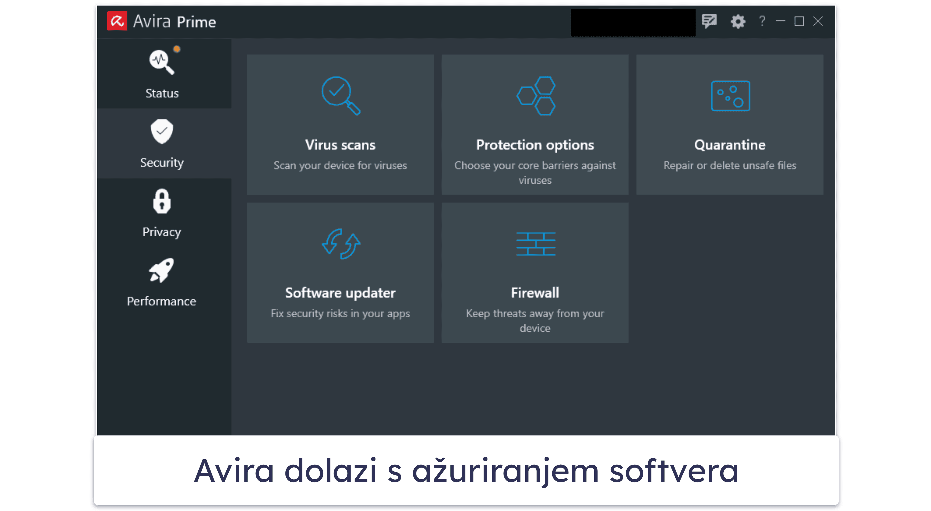 7. Avira Prime – najbolji za brza skeniranja i automatsko ažuriranje softvera