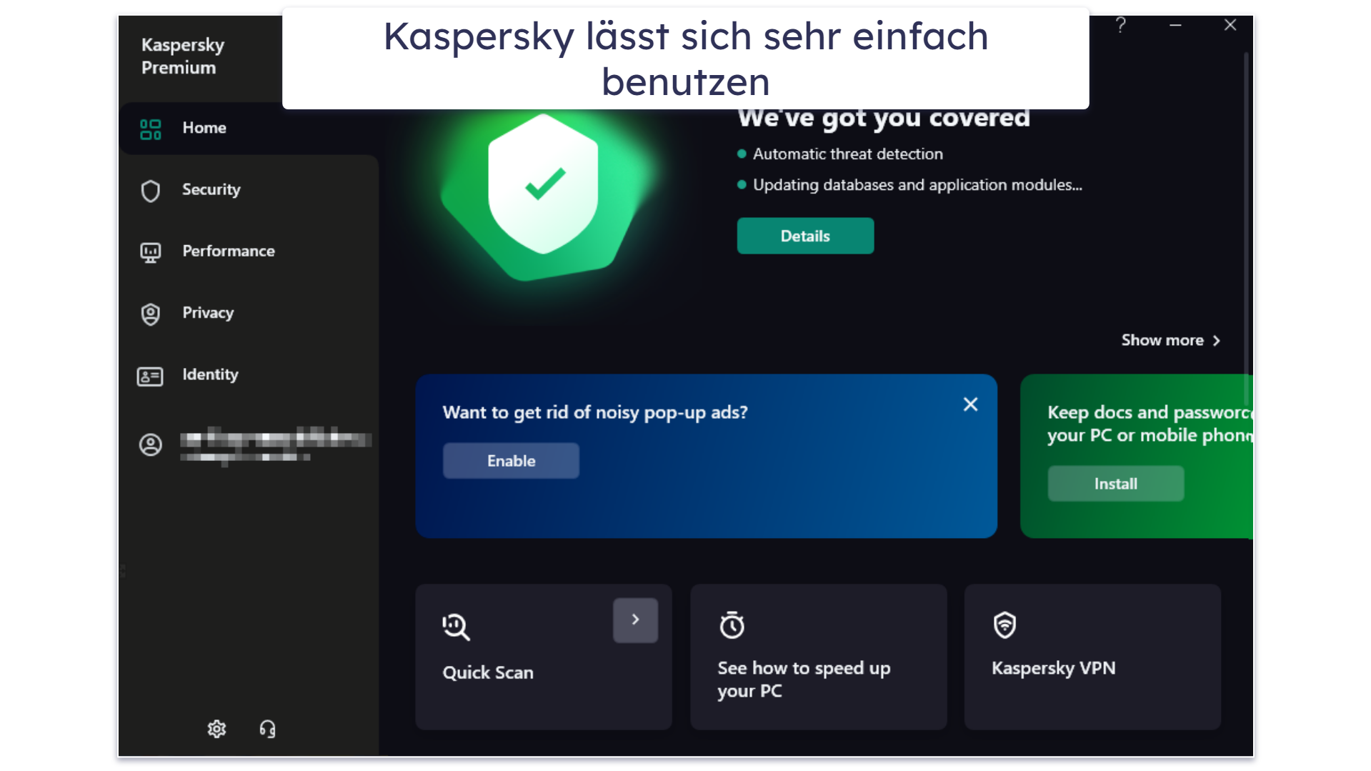 8. Kaspersky Premium – am besten für Benutzerfreundlichkeit