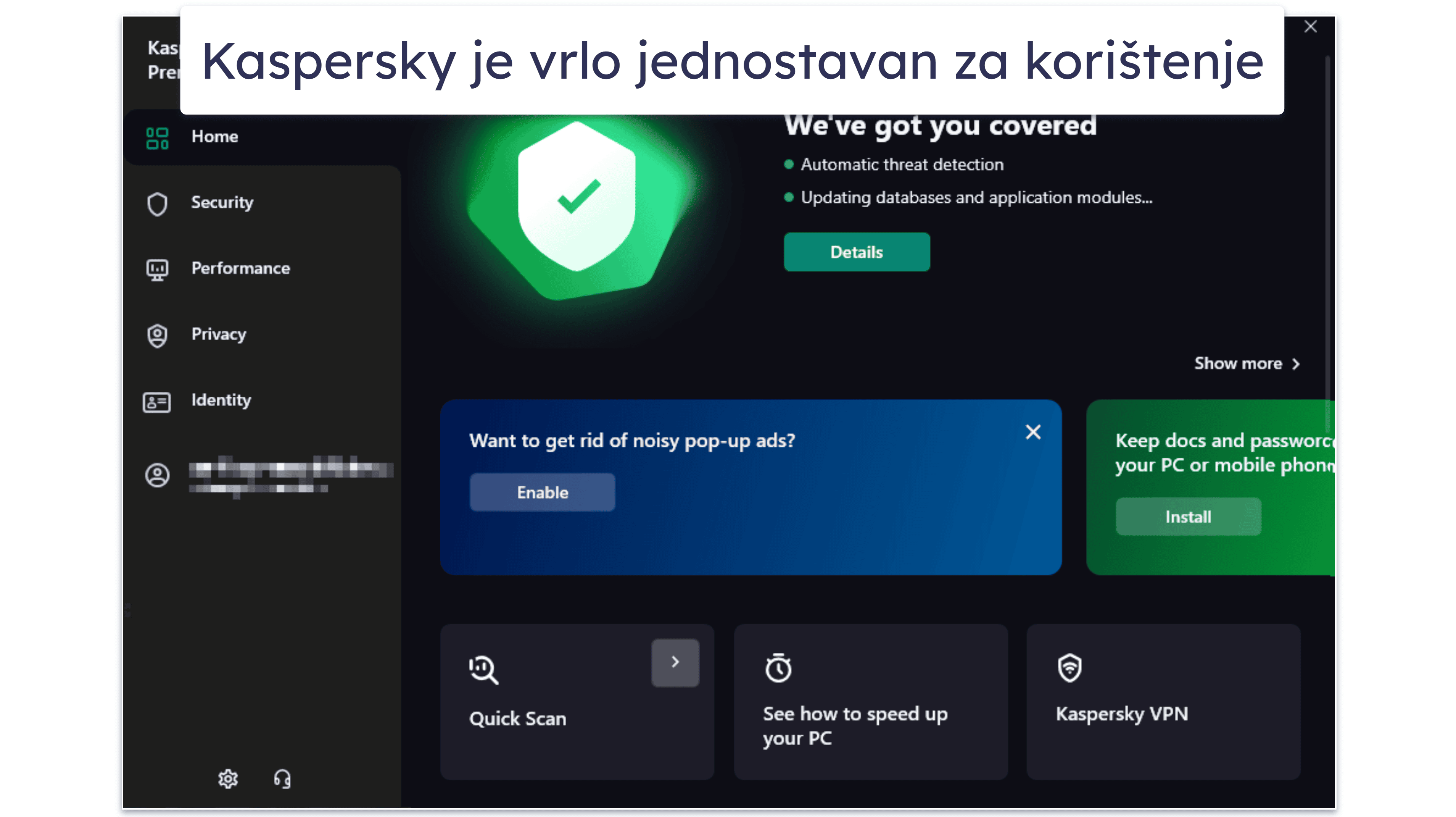 8. Kaspersky Premium – najbolji zbog jednostavnosti korištenja