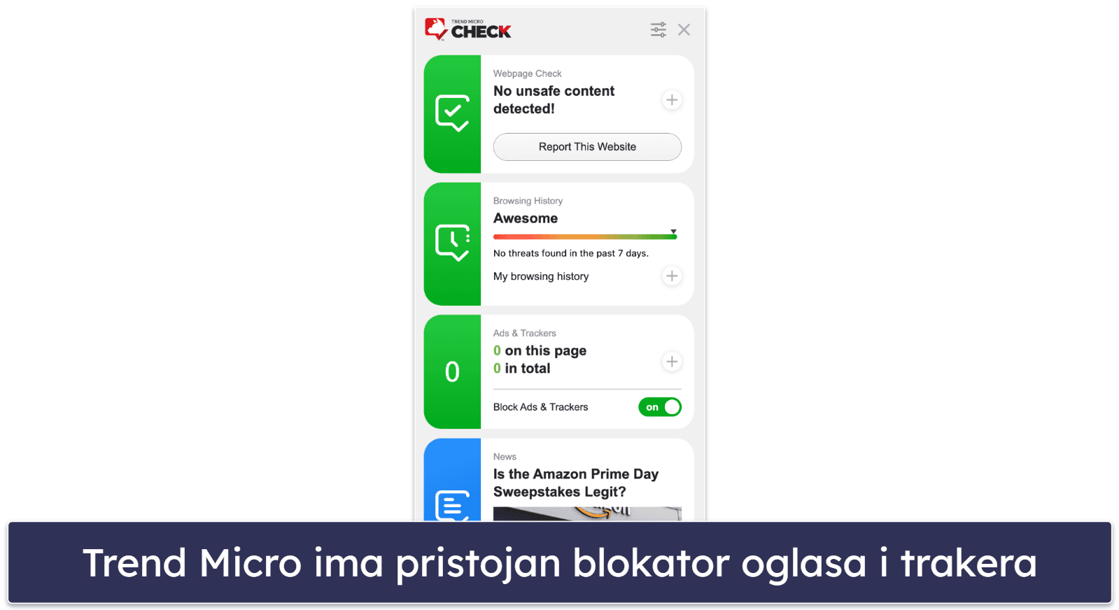 9. Trend Micro — Najbolji za bezbedno pregledanje interneta i online bankarstvo