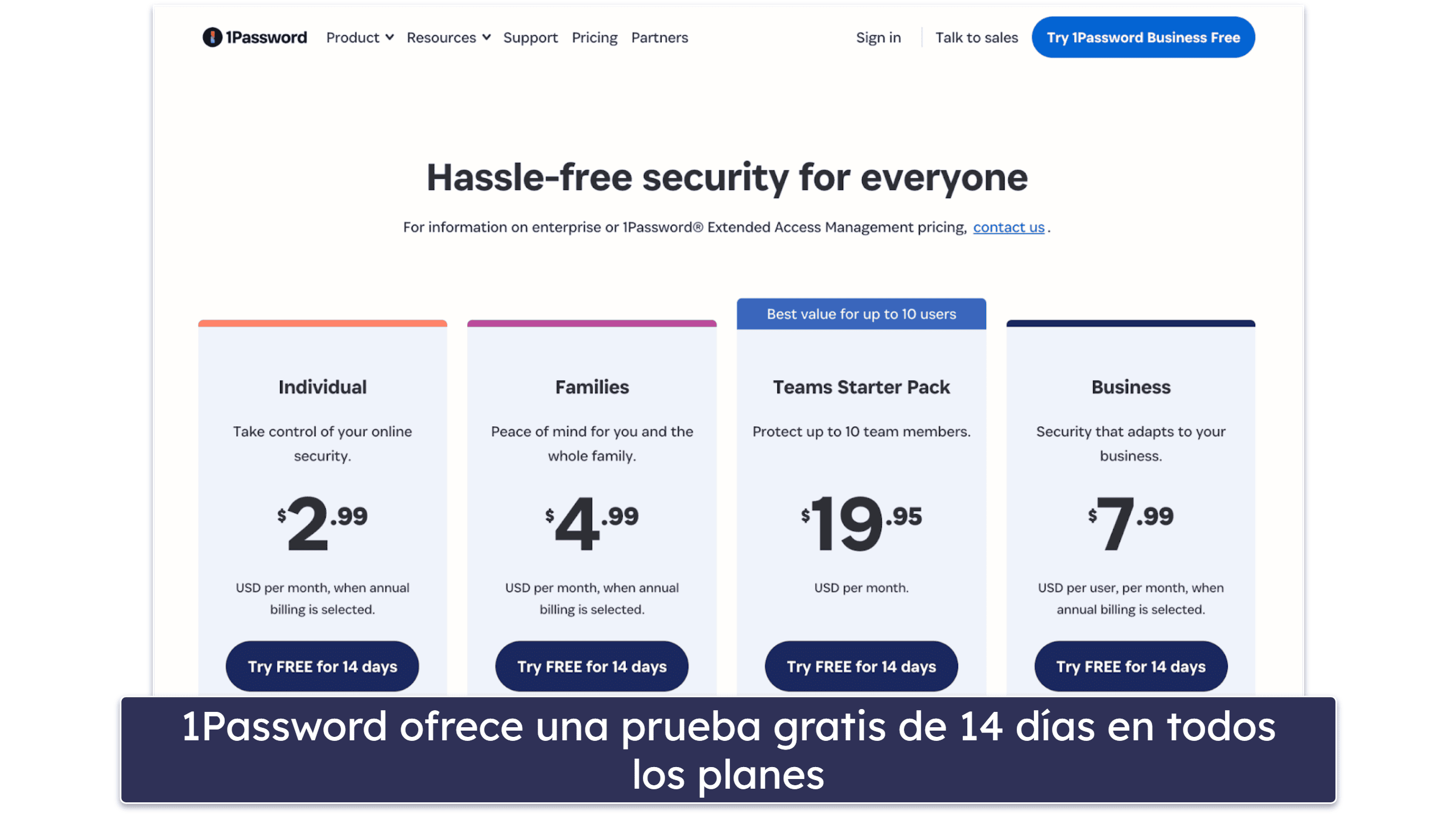 Planes y precios: LastPass y 1Password ofrecen planes con buena relación calidad-precio