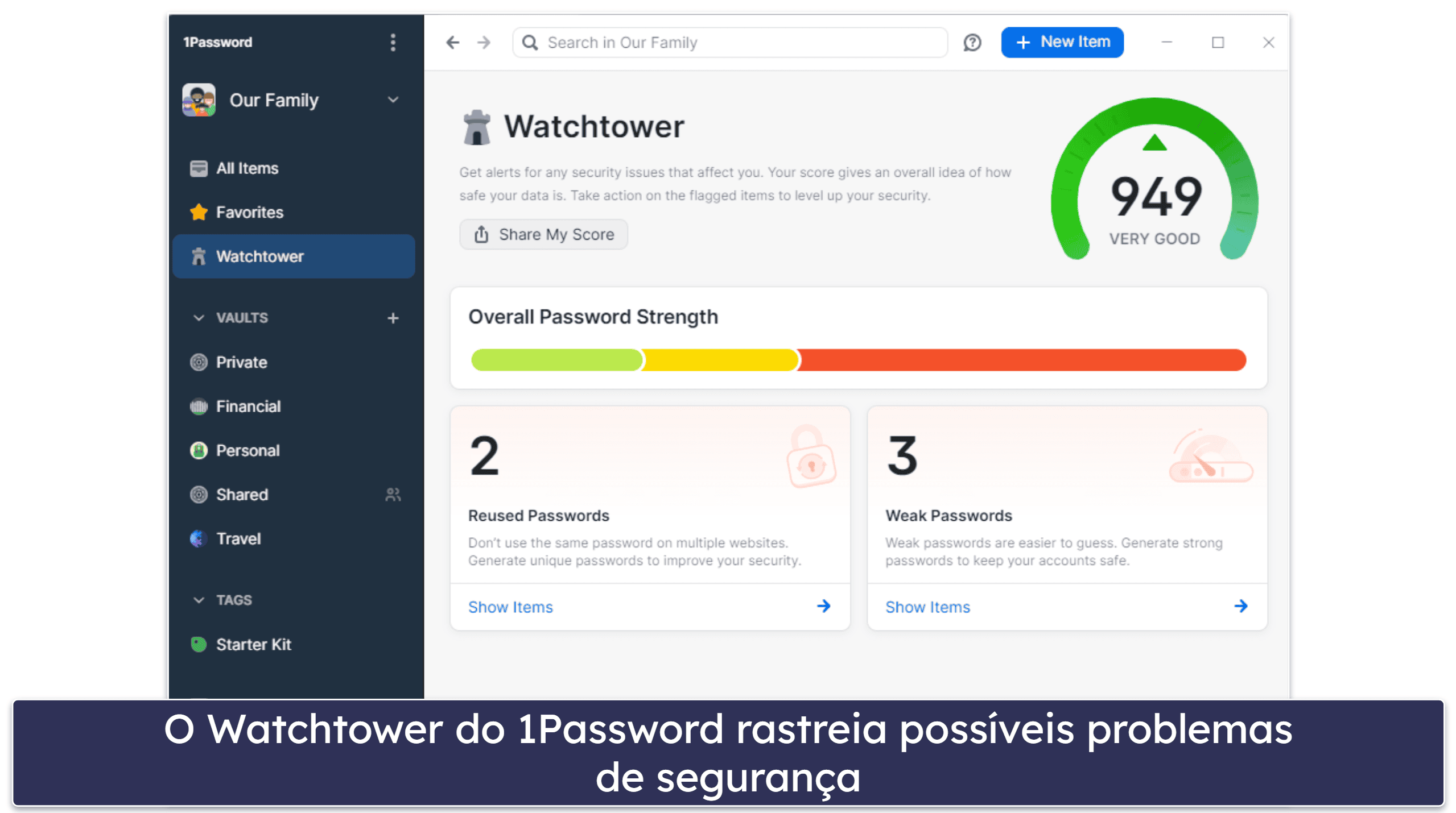 Recursos avançados: o 1Password oferece extras únicos