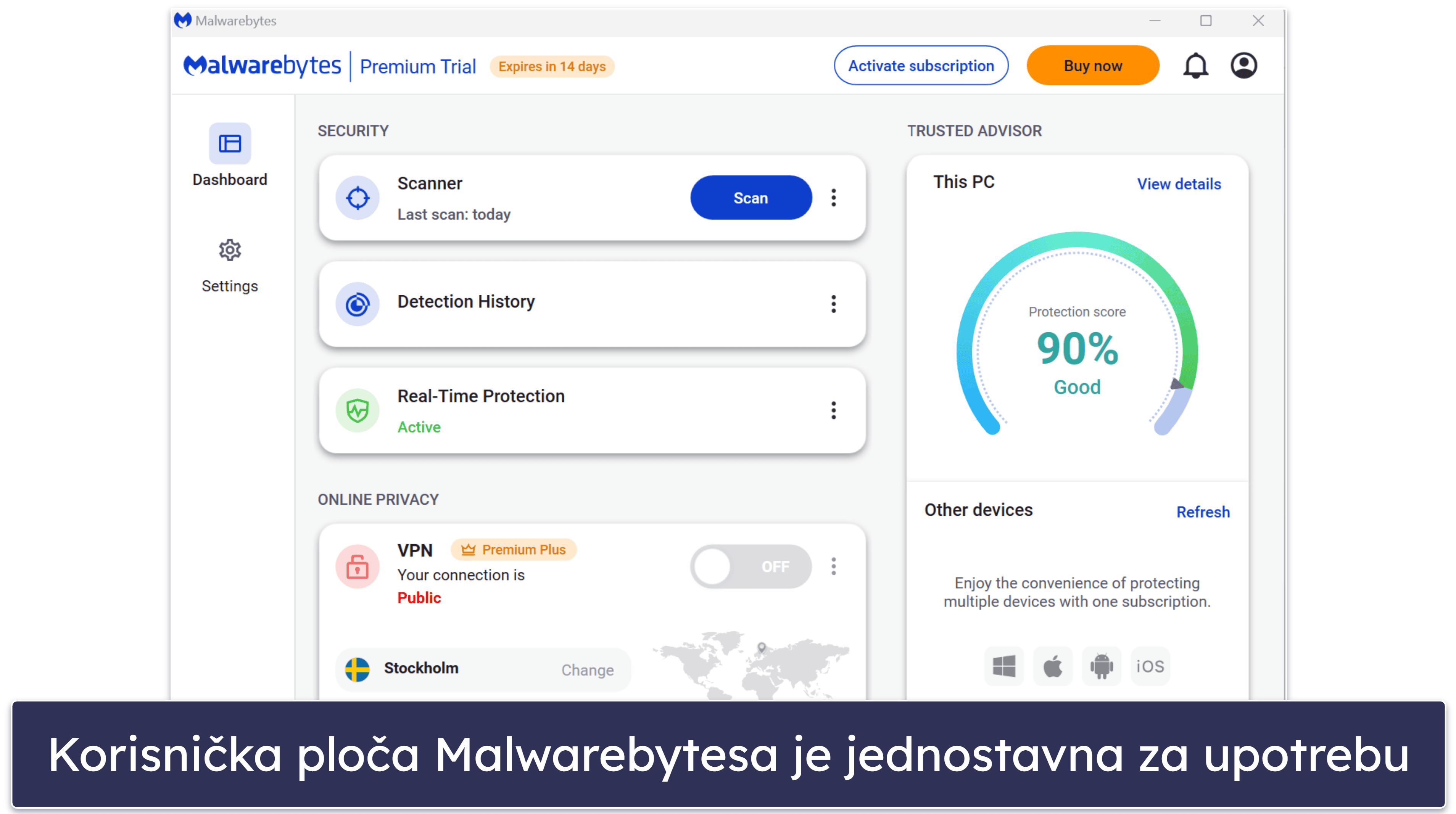 6. Malwarebytes – najbolji za osnovnu zaštitu od kibernetičkih prijetnji