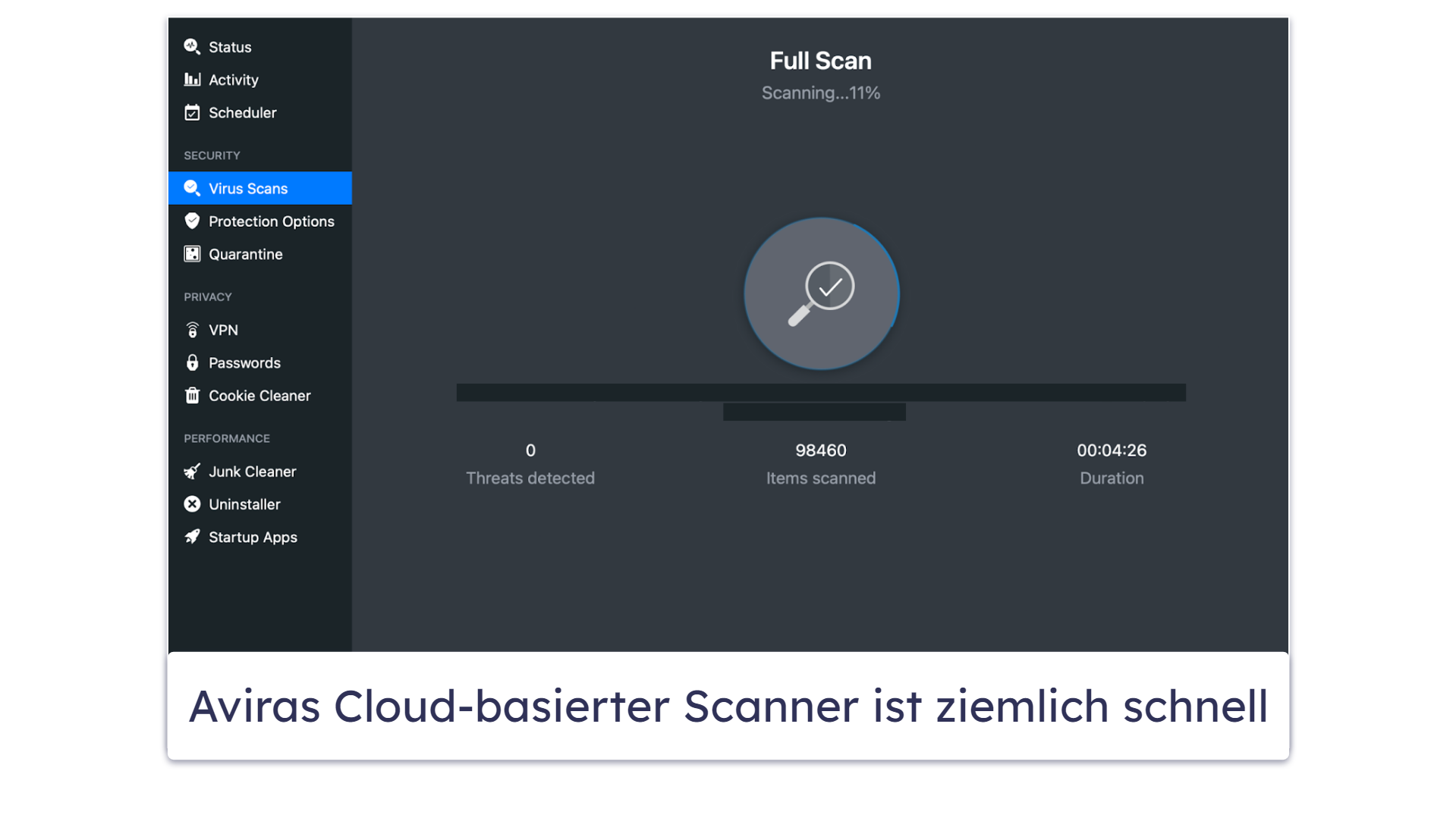 7. Avira Prime – am besten für schnelle Scans &amp; automatische Software-Updates