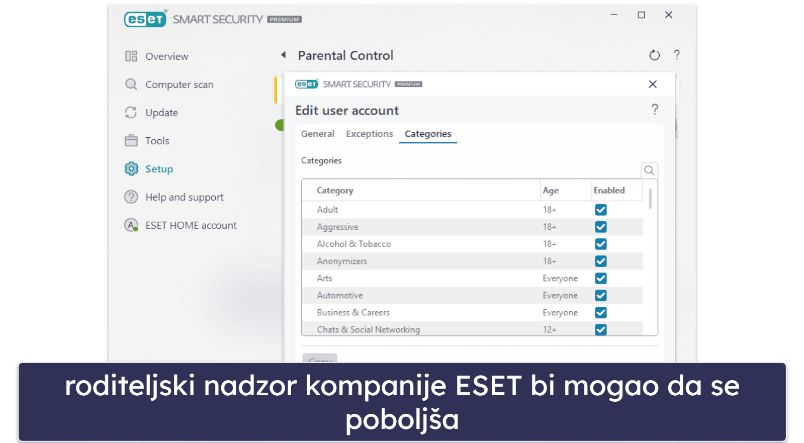 10. ESET HOME Security — Odlično skeniranje malvera i napredna dijagnostika