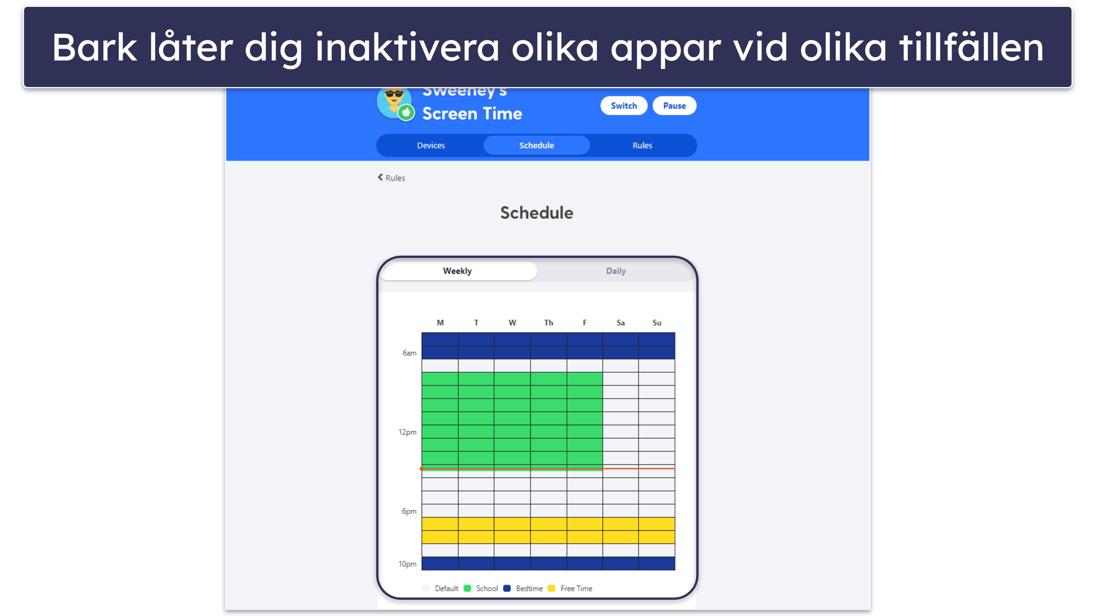 🥉 3. Bark — Bra för tidsplanering av appar och webbplatser