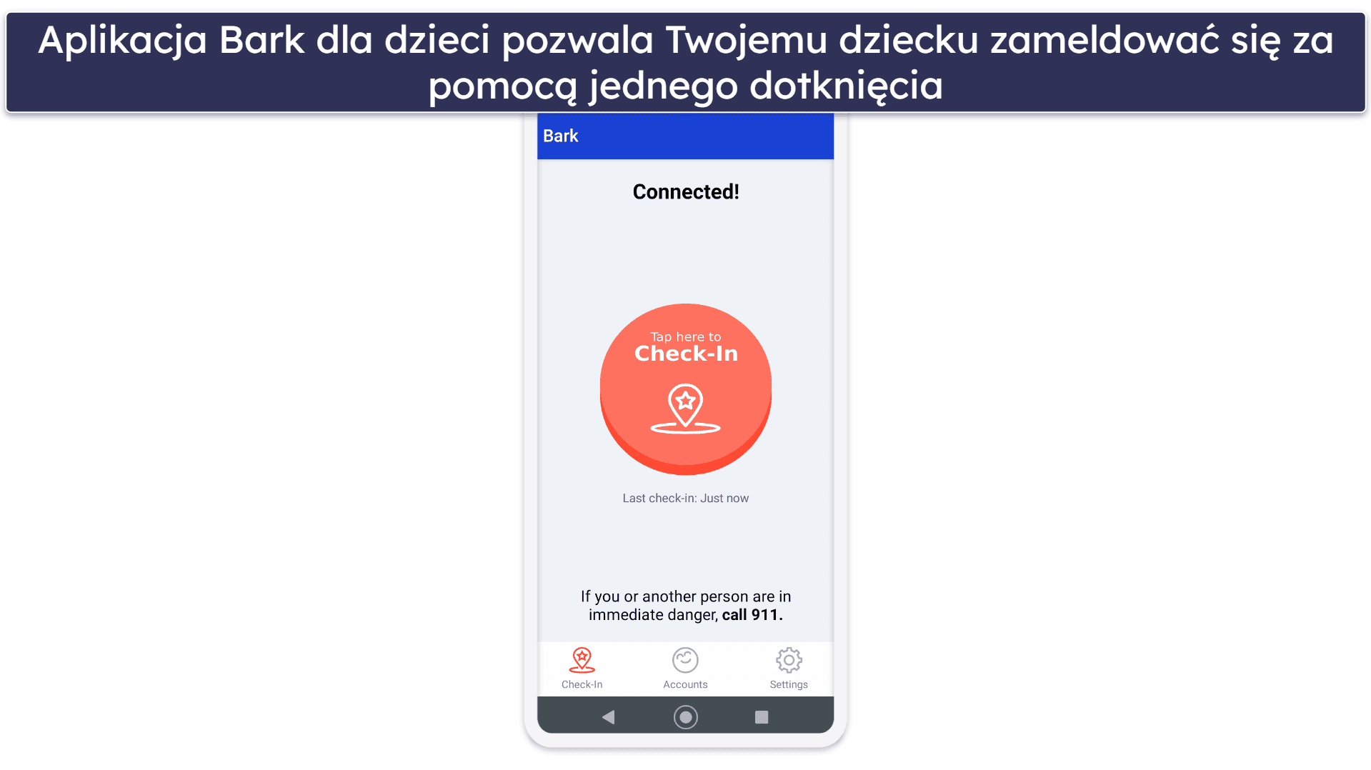 🥉3. Bark — Doskonały do nieinwazyjnego śledzenia lokalizacji