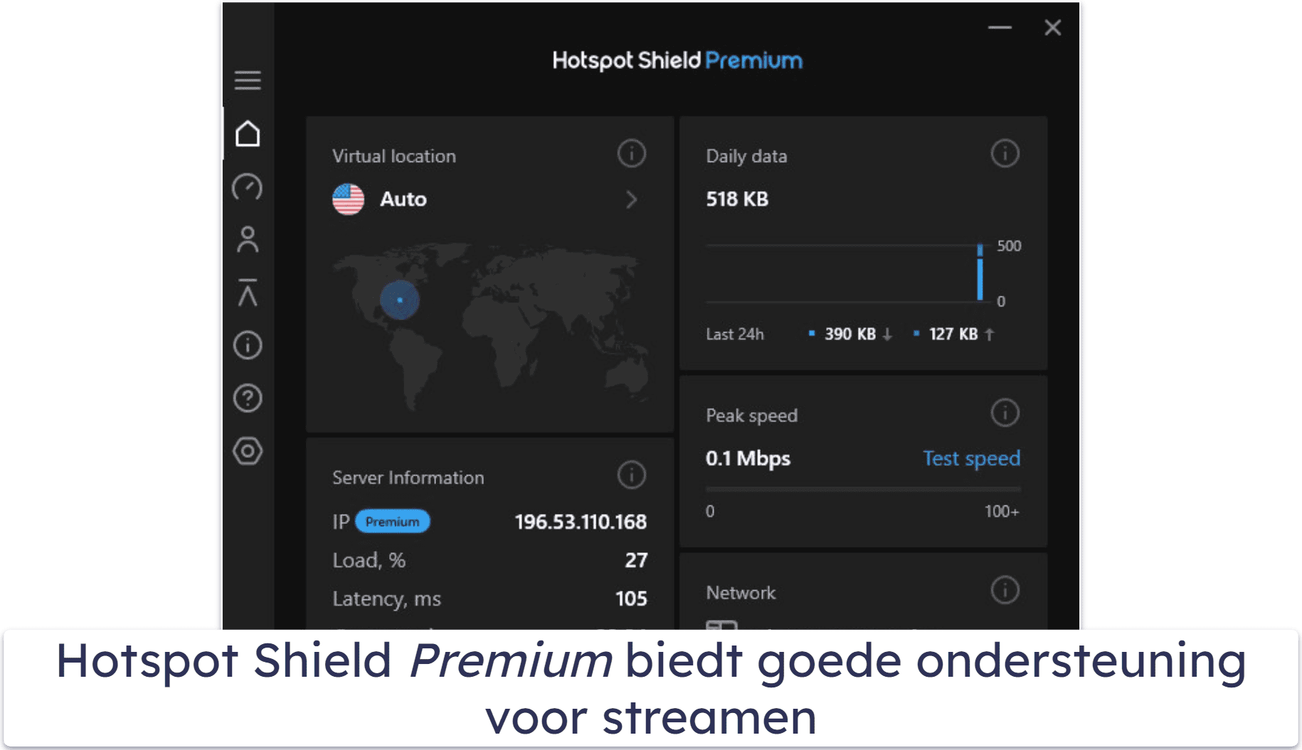 4. Hotspot Shield — Goed gratis abonnement en hoge snelheden