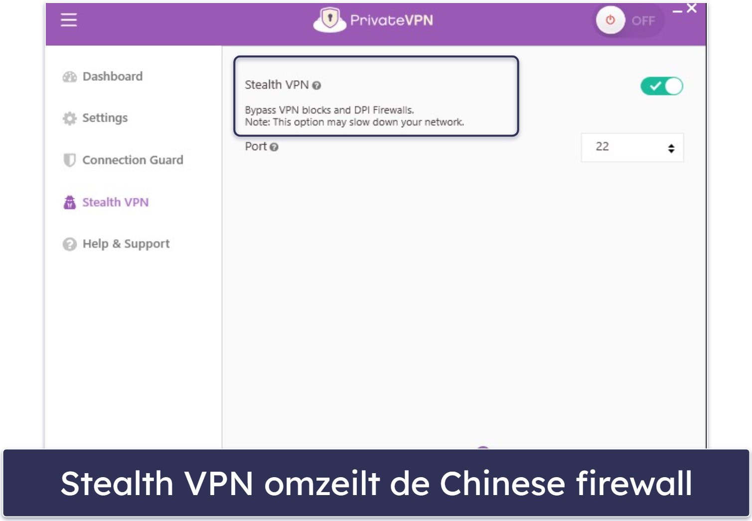 🥉3. PrivateVPN — Eenvoudige interface met goede obfuscatie