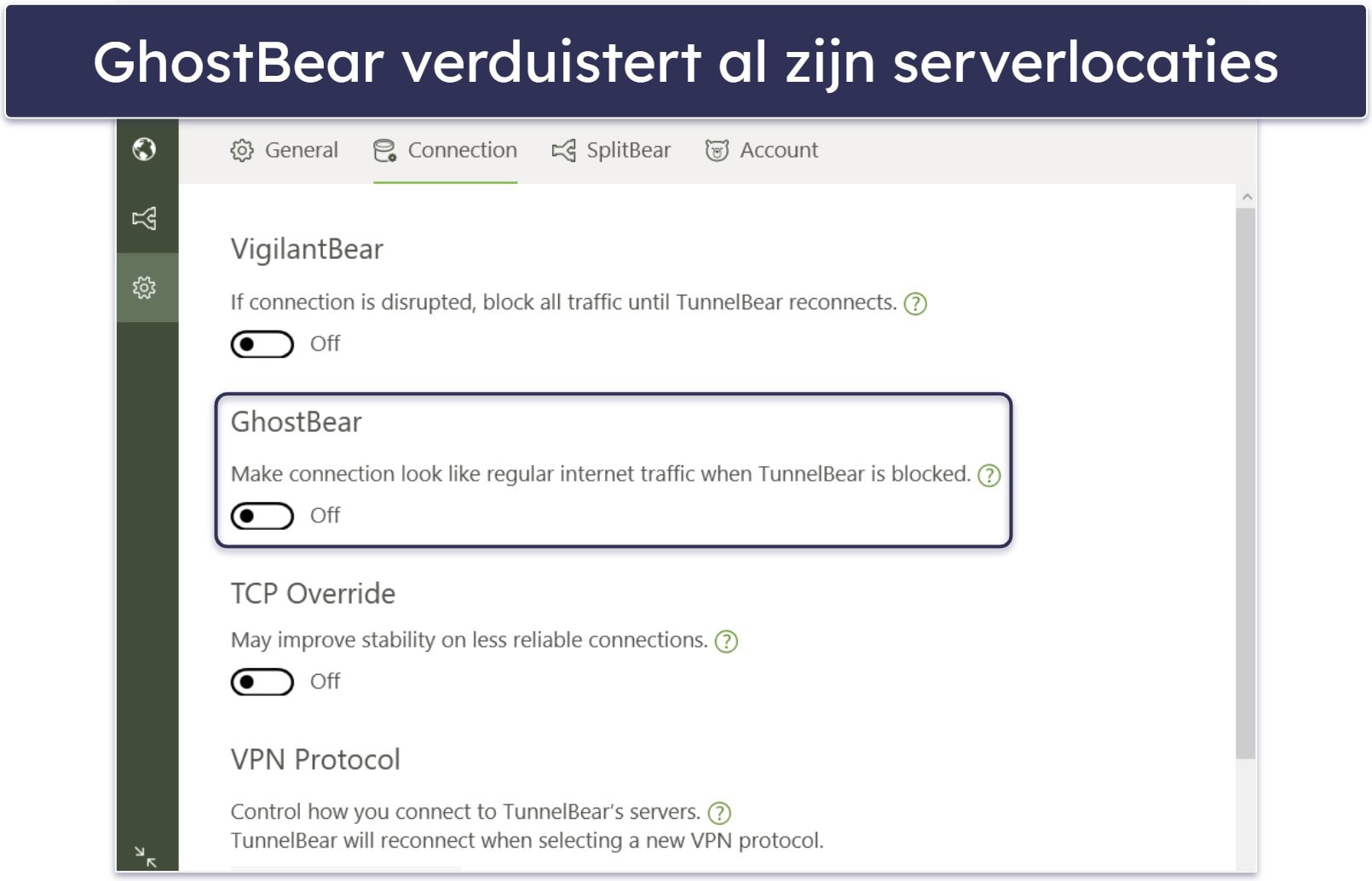 5. TunnelBear — Geweldige VPN voor beginners