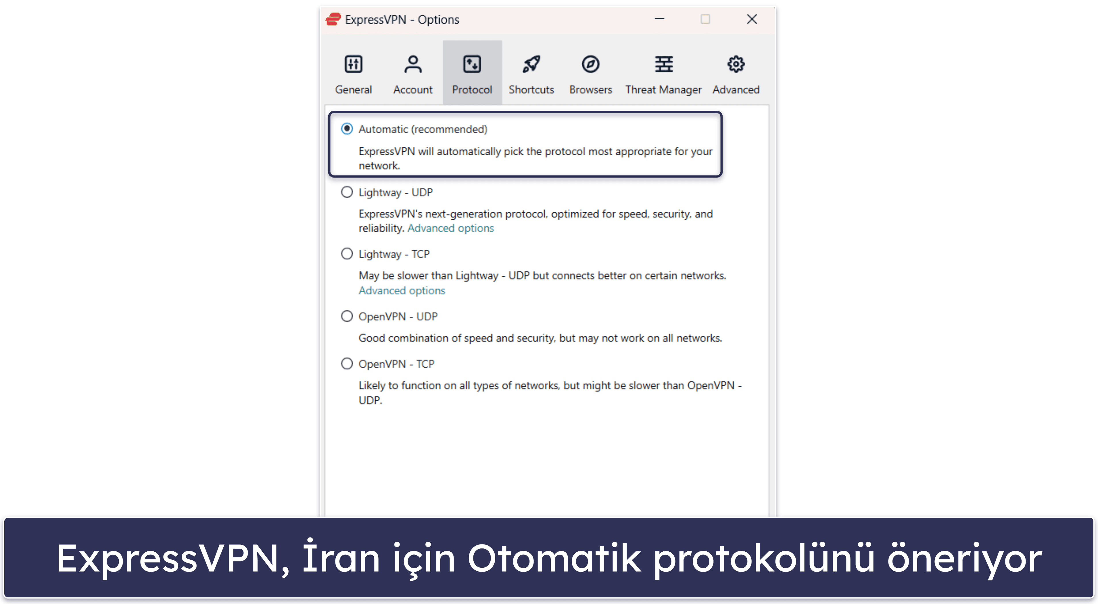 🥇1. ExpressVPN — İran İçin En İyi VPN