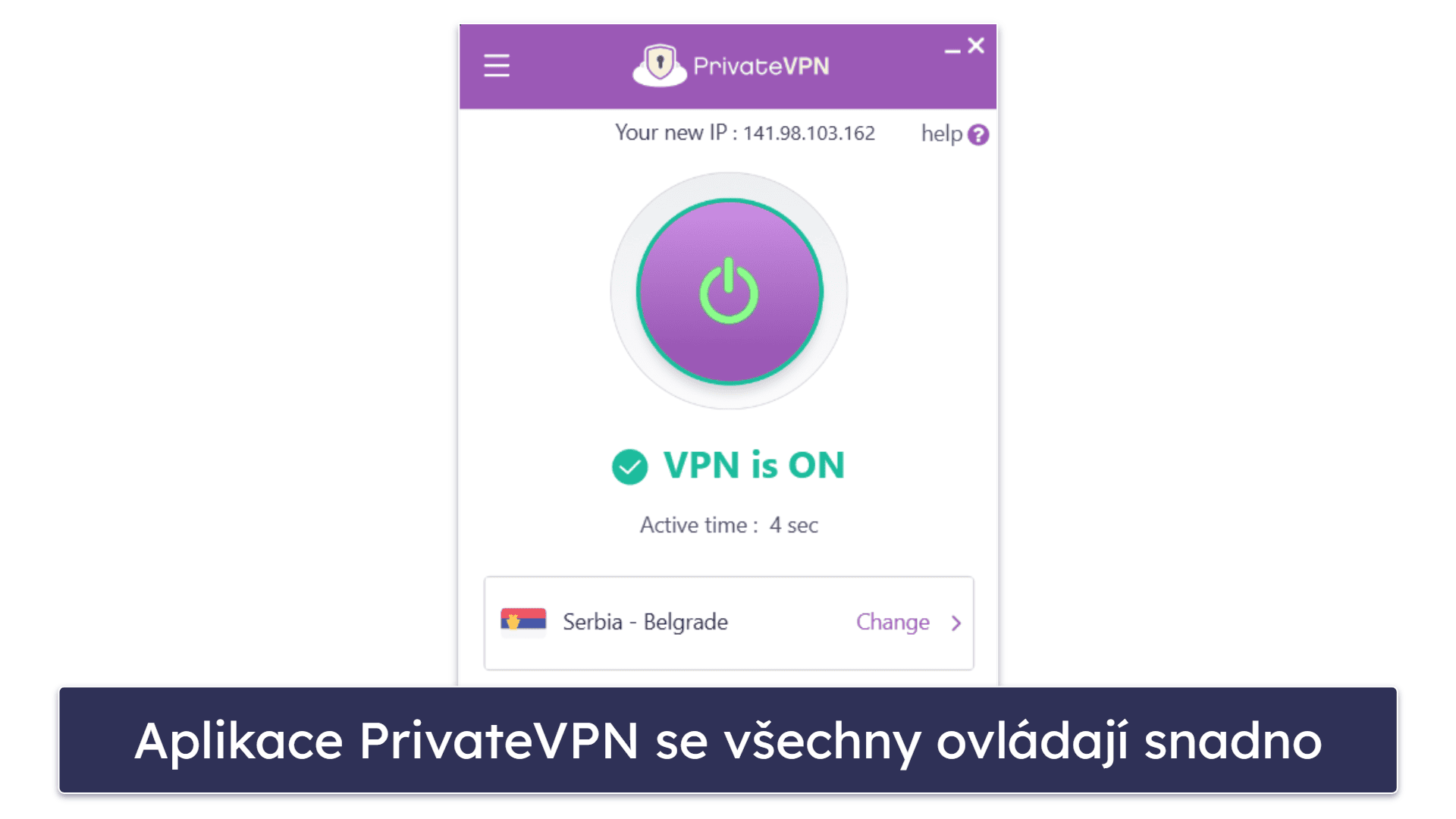 6. PrivateVPN – Ideální pro nováčky v oboru VPN