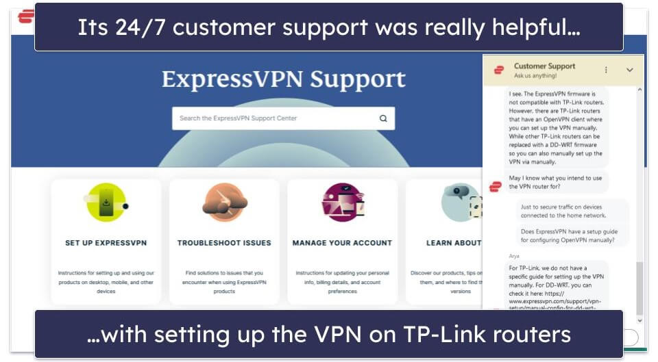 🥇1. ExpressVPN — Best Overall VPN for TP-Link Routers