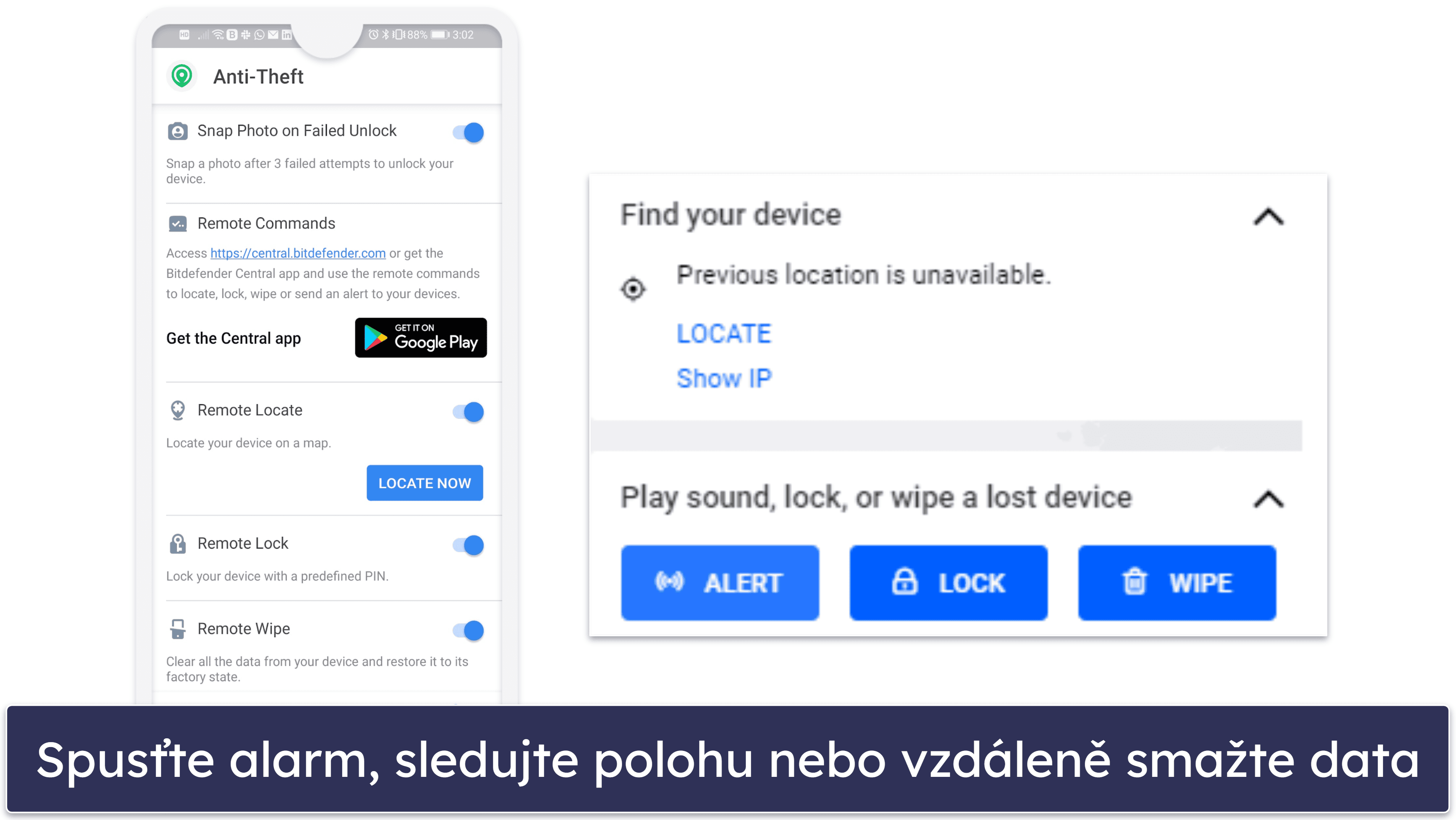 Mobilní aplikace Bitdefenderu