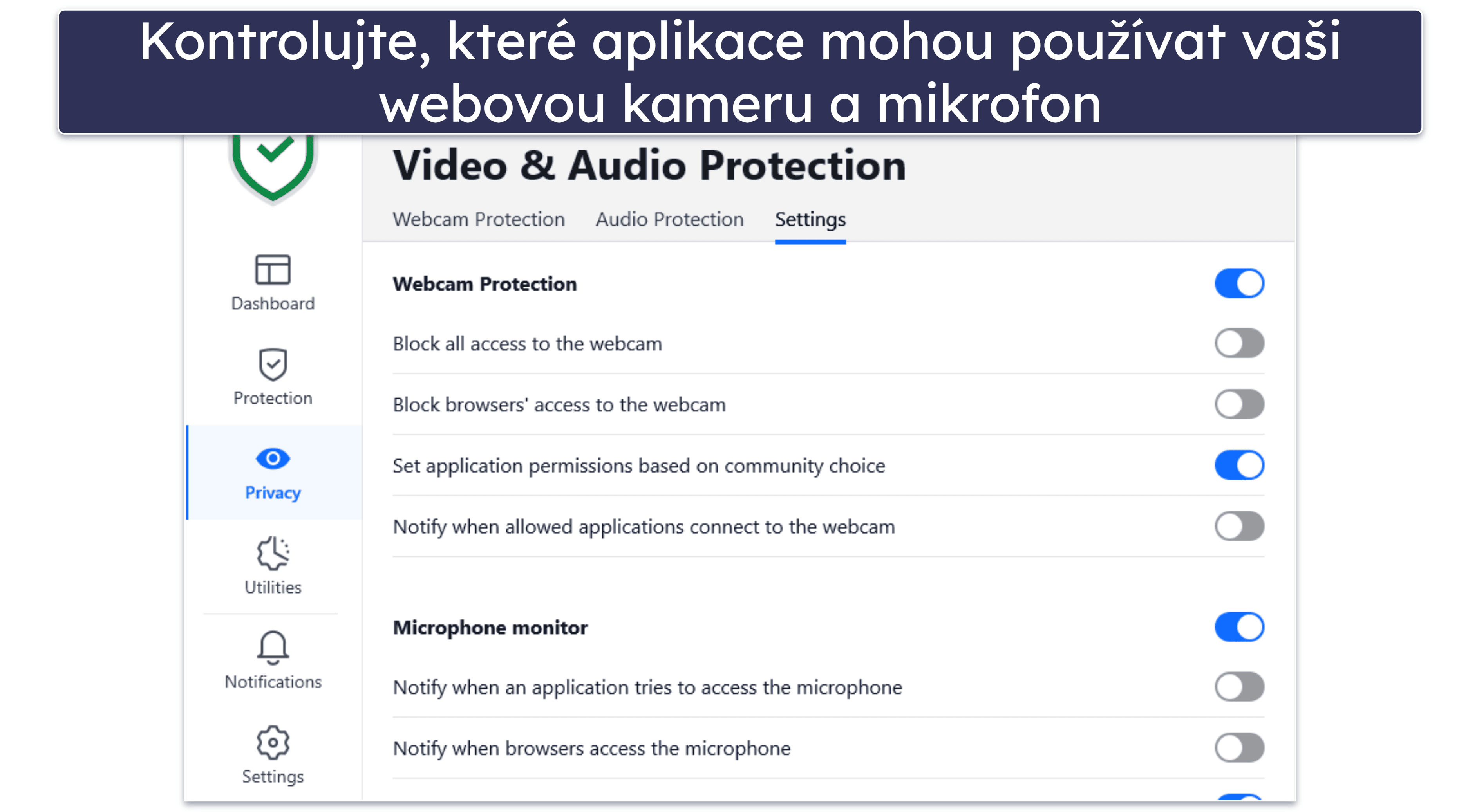 Bezpečnostní funkce Bitdefenderu