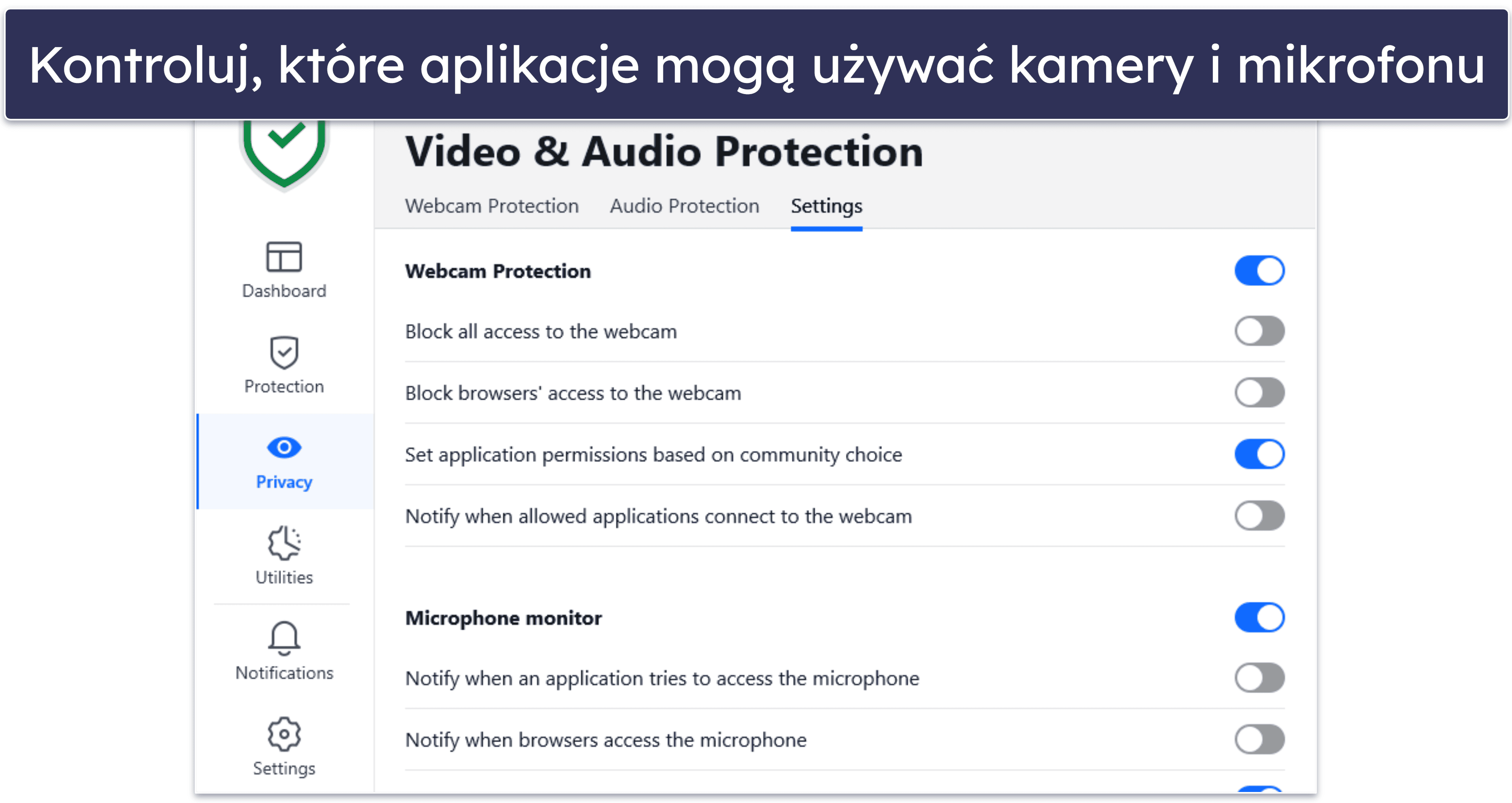 Funkcje bezpieczeństwa Bitdefender