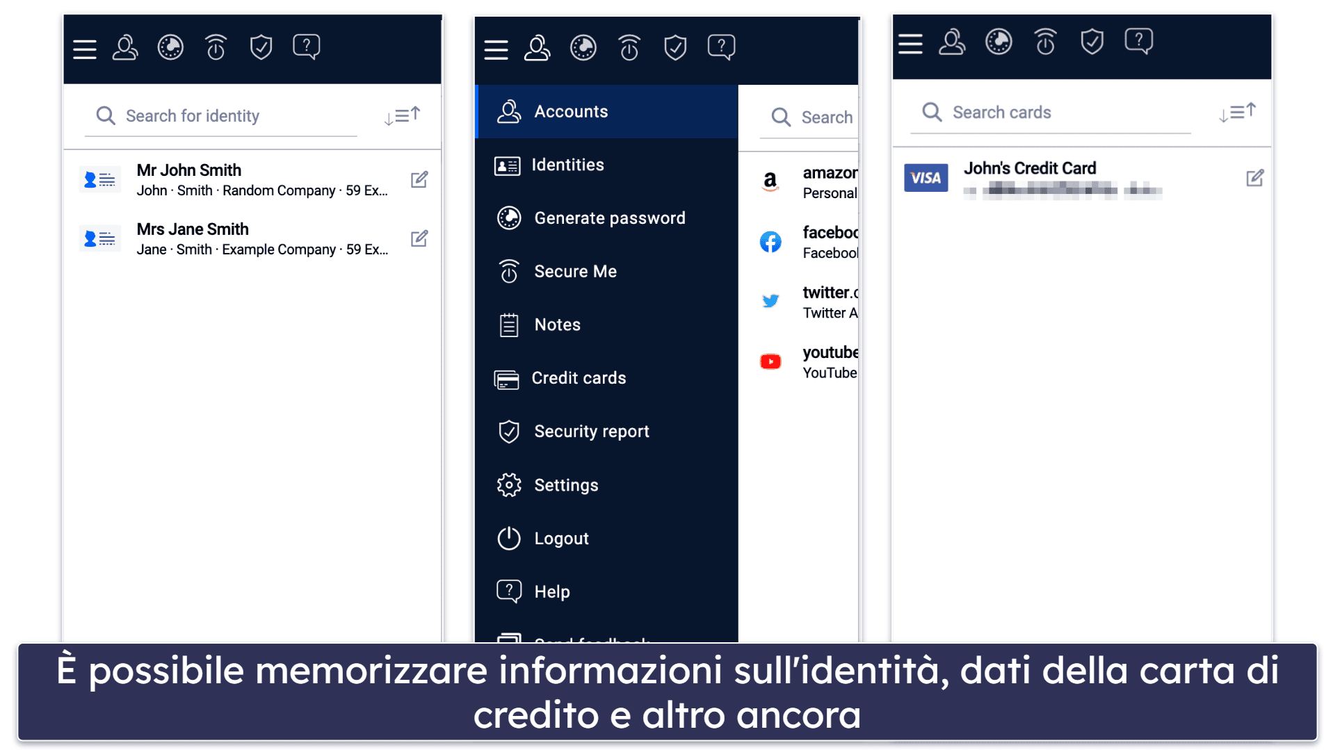 Funzionalità per la sicurezza di Bitdefender