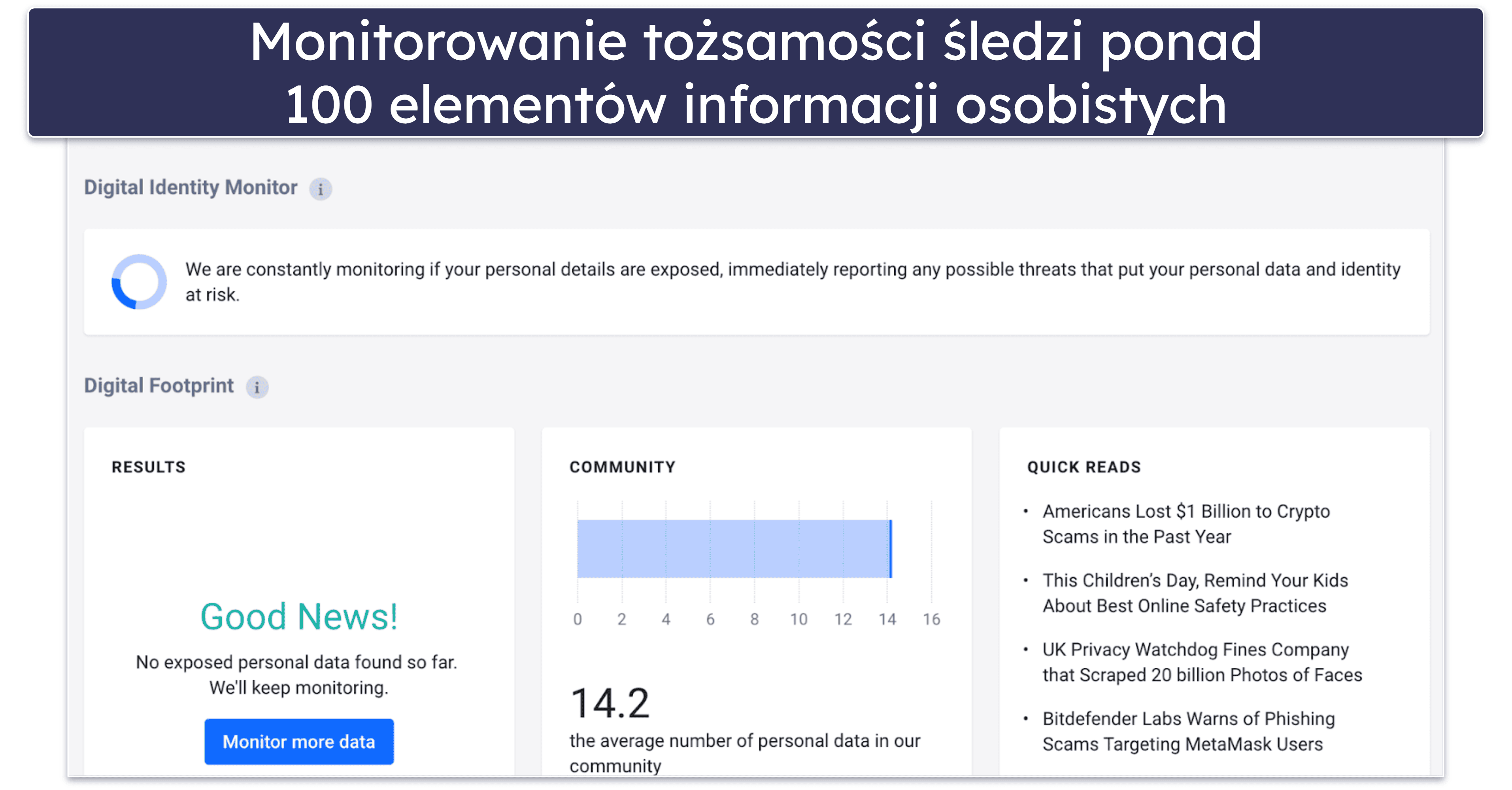 Funkcje bezpieczeństwa Bitdefender