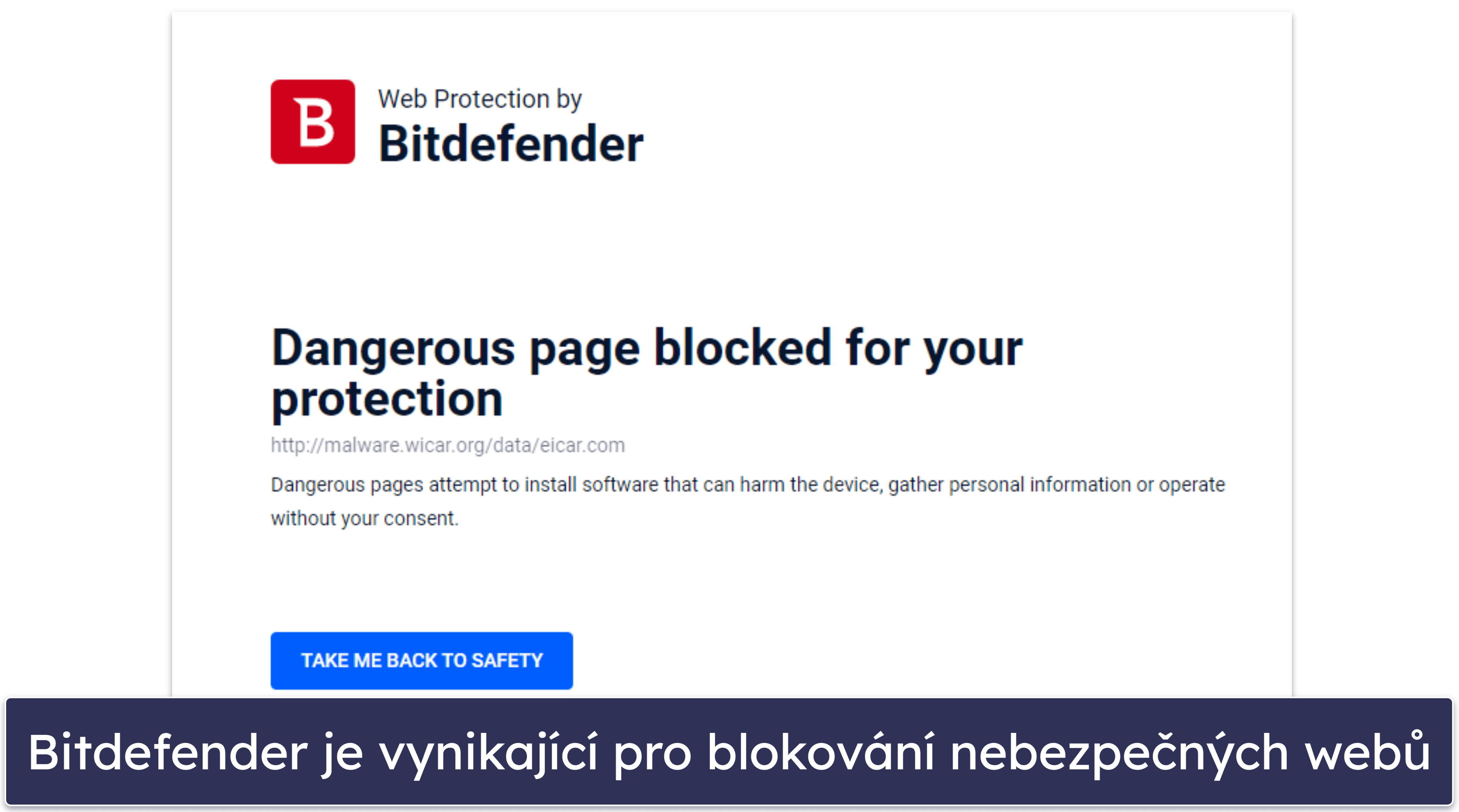 Bezpečnostní funkce Bitdefenderu