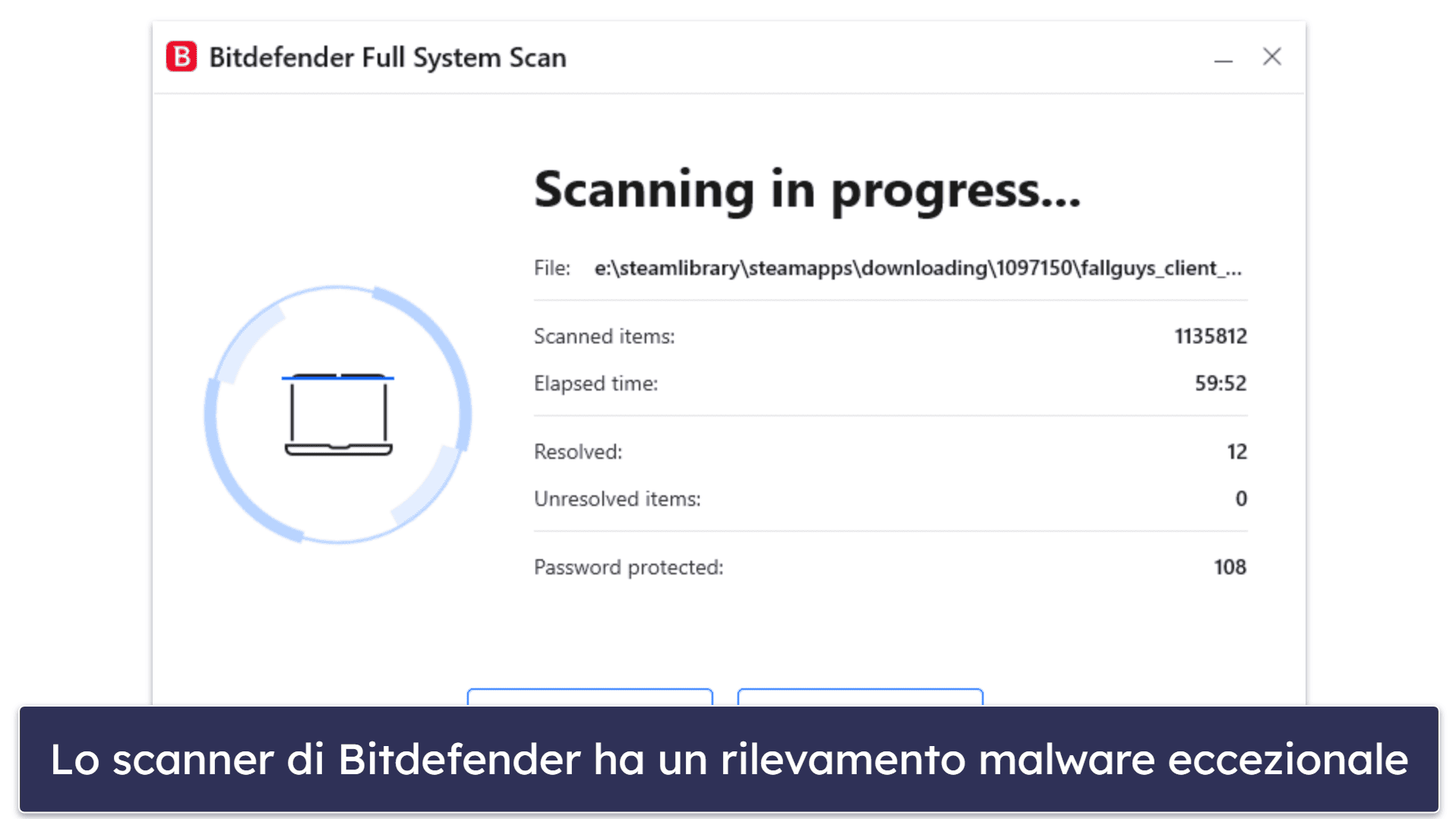 Funzionalità per la sicurezza di Bitdefender