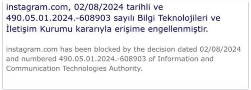 Why Is Instagram Banned in Turkey?