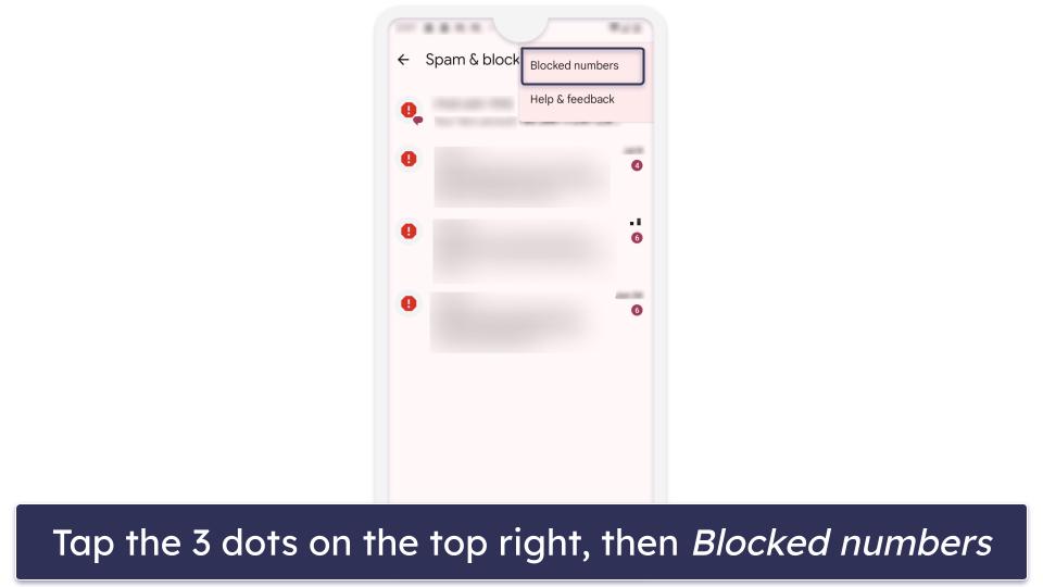 How to Unblock Contacts