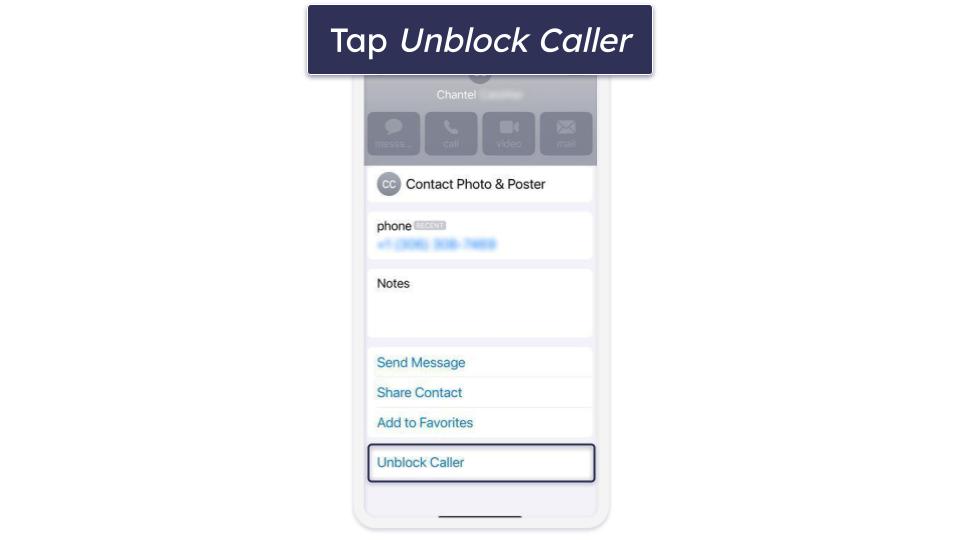 How to Unblock Contacts