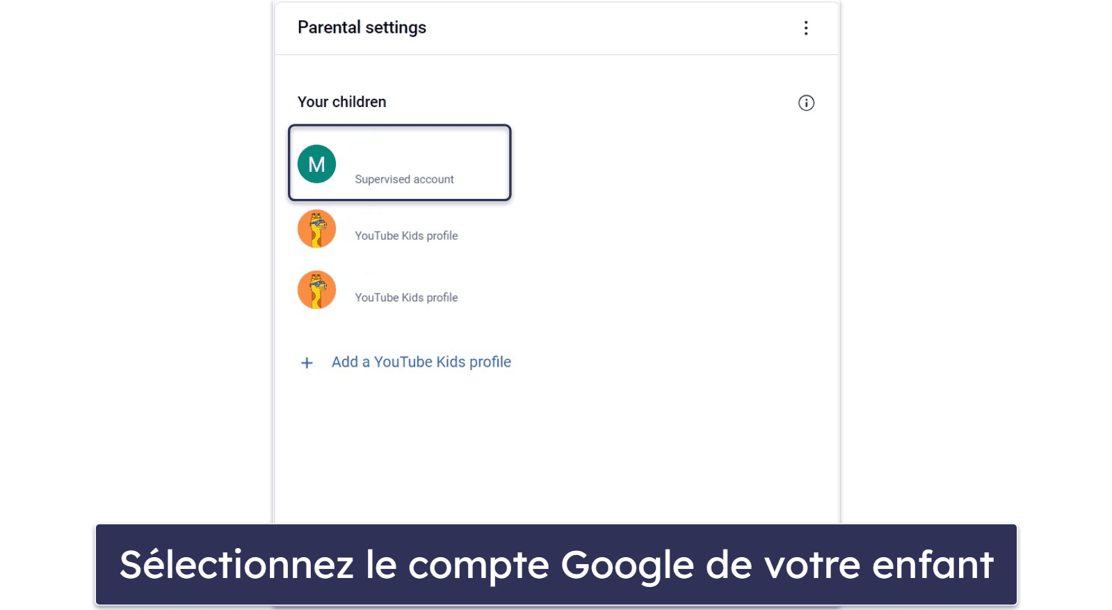 Comment configurer l’expérience supervisée sur YouTube