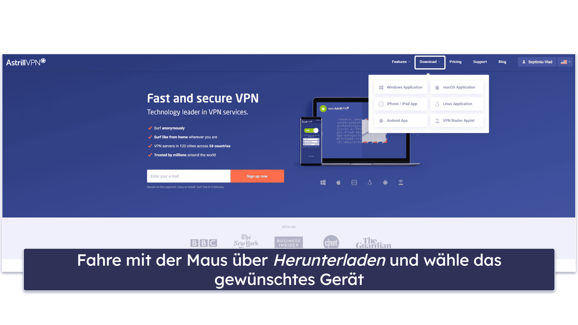 So installierst du Astrill VPN (Schritt-für-Schritt-Anleitung)