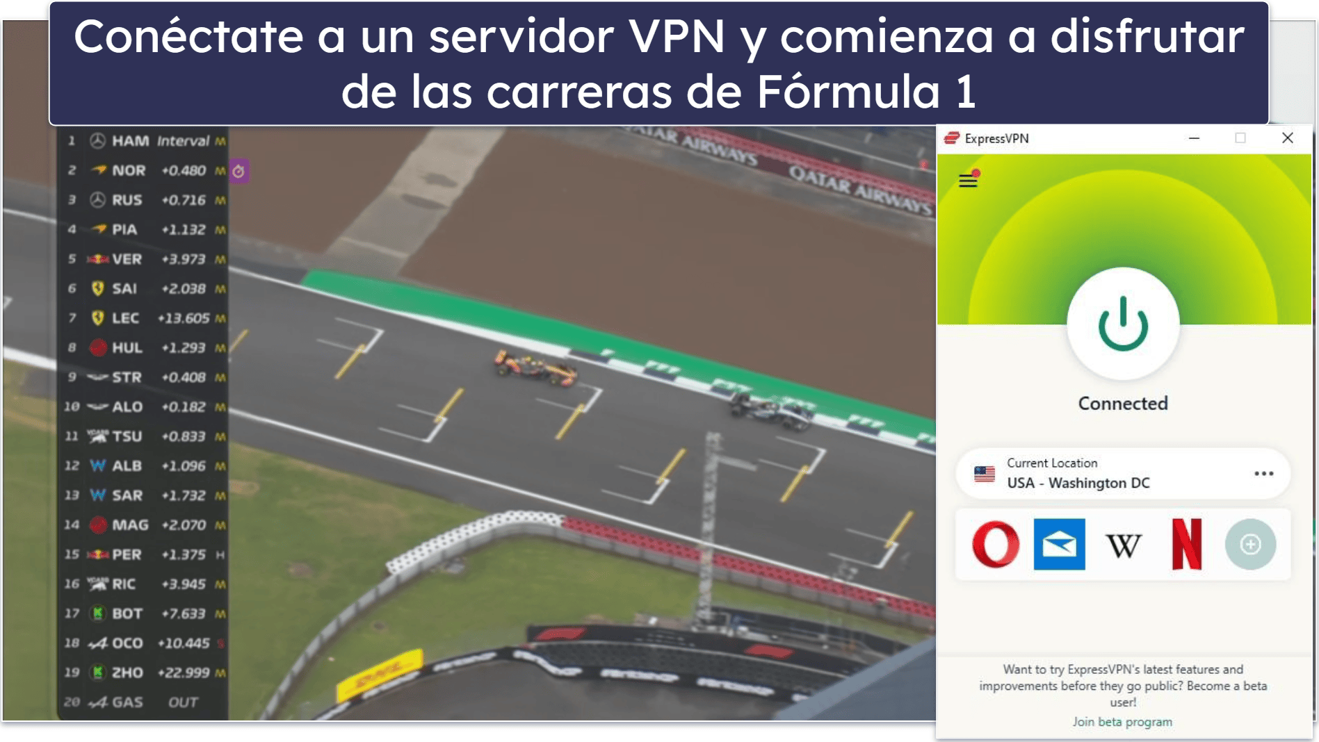 Cómo ver contenido de F1 en cualquier dispositivo