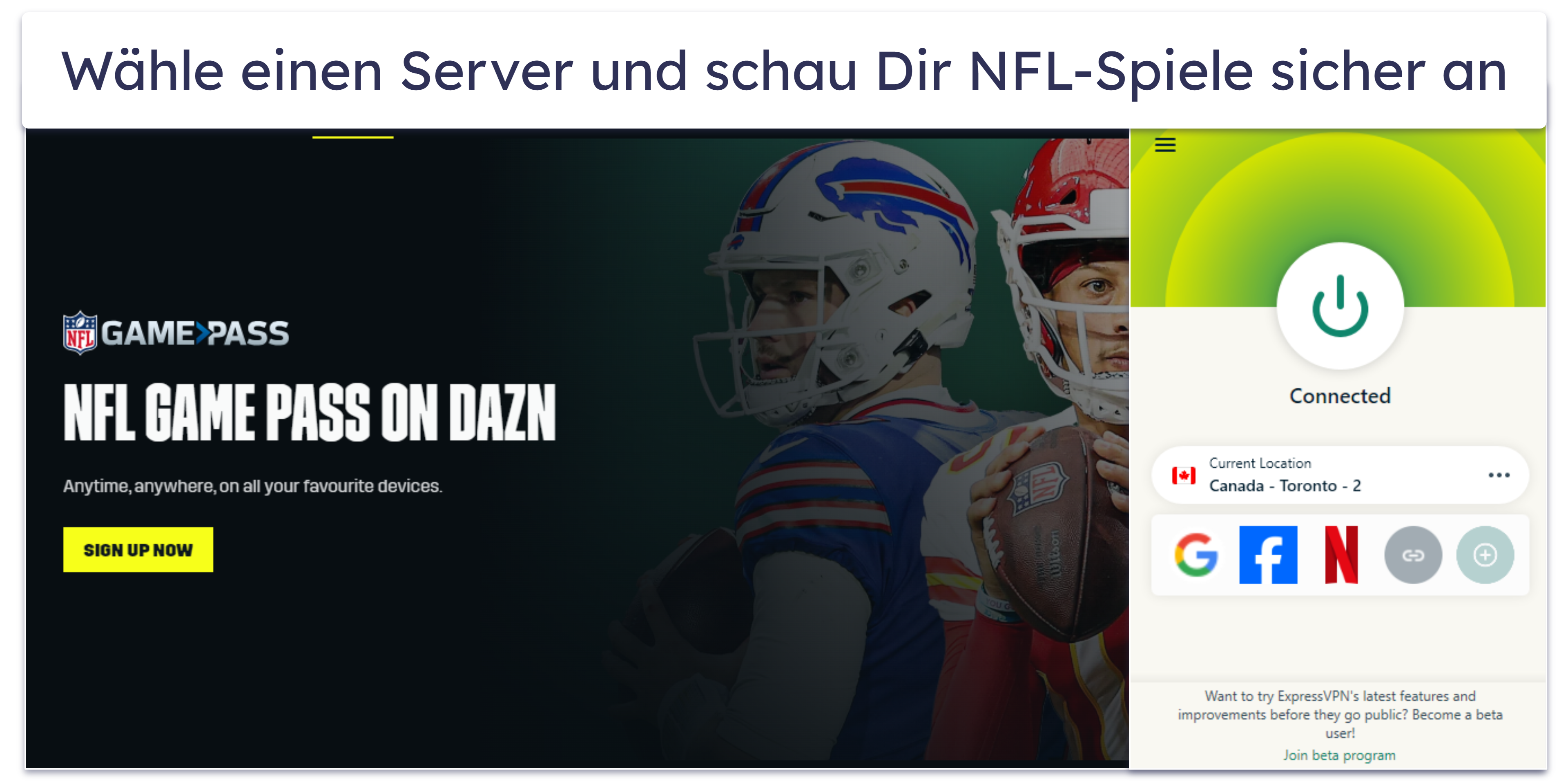 So schaust Du NFL-Spiele auf jedem Gerät